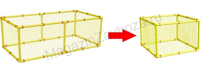 Дополнительная сетка для манежа 100 х 100