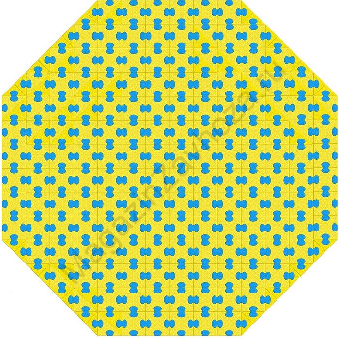 Пазловое дно для большого детского манежа Leco-IT Outdoor Plus диам. 330 см