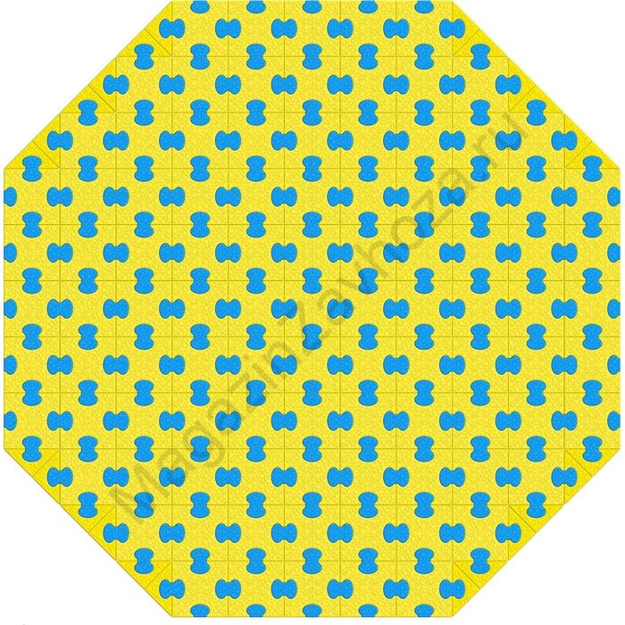 Пазловое дно для большого детского манежа Leco-IT Outdoor диам.300 см