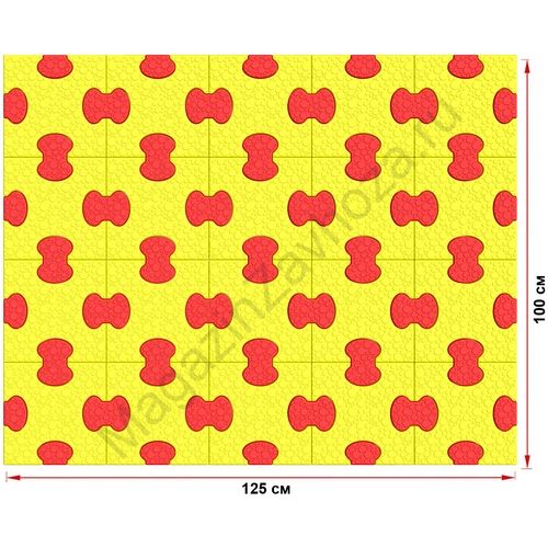 Пазловое дно для детского манежа Leco-IT Home 100 х 125 см