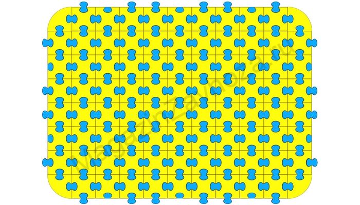 Пазловое покрытие для модульного манежа 2 х 2,75 м