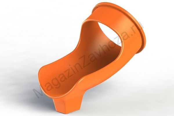 Деталь туннельных горок Выход оранж