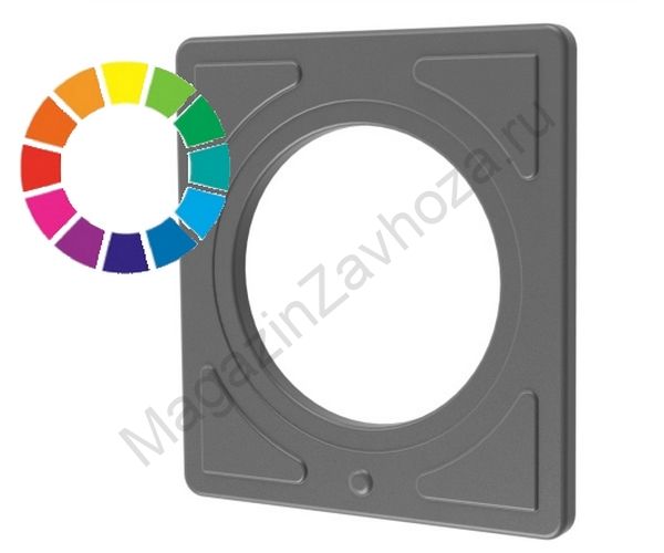 Деталь туннельных горок Квадратный фланец цвет под заказ