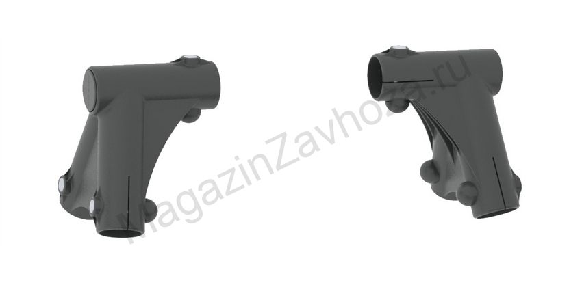 Комплект узловых элементов 4-х опорной конструкции из трубы 57