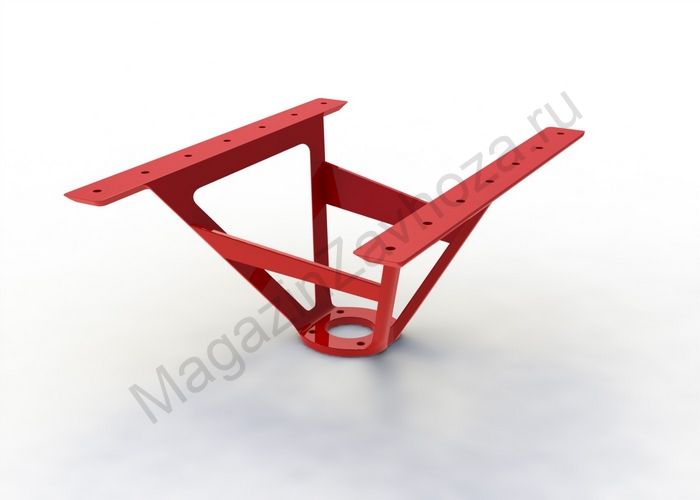 Кронштейн для стола красный