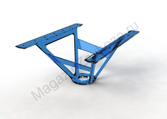 Кронштейн для стола син прозрачный