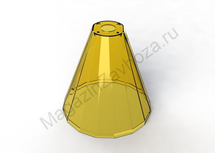 Основание для стула и стола желт прозрачный