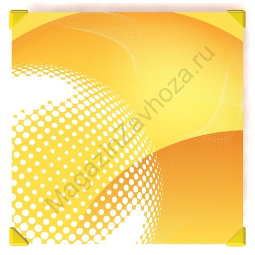 Столешница желт с рисунком №2