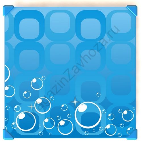 Столешница син с рисунком №1