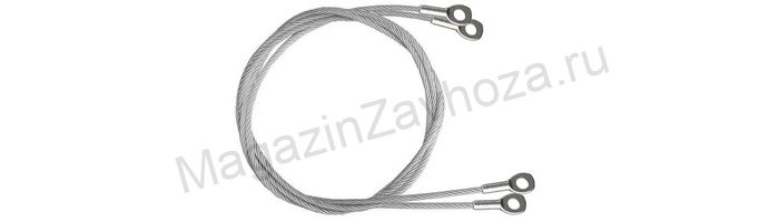 Верхняя пара тросовых систем (трос 4 мм до 300 кг) 100 см