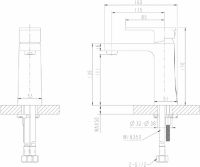 Смеситель для кухни Bravat Riffle F172106C схема 2