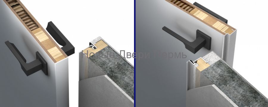 Скрытая дверь   AurumDoors ,ABS кромка купить в Перм