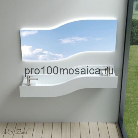 NSS-14400 Раковина из POLYSTONE (акриловый камень) размер,мм: 1400*400*310 (NS BATH)