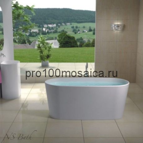 NSB-15690 Ванна из POLYSTONE (акриловый камень) размер,мм: 1540*672*640 (NS BATH)