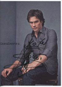 Автограф: Иэн Сомерхолдер. Дневники вампира / The Vampire Diaries