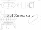 NSB-18804 Ванна из POLYSTONE (акриловый камень) размер,мм: 1800*800*550 (NS BATH)