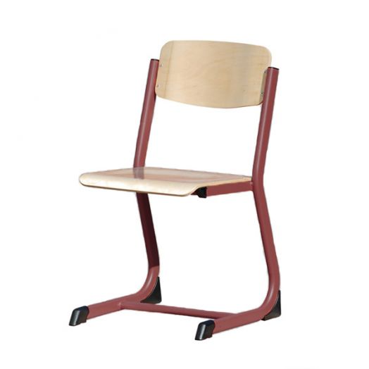 ОП1-5 Стул ученический «Оптима» с фиксируемой высотой (Винно-красный)