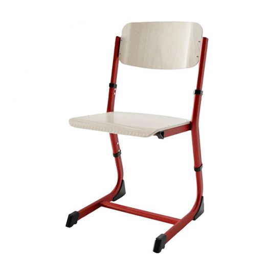 ОП1Р-6 Стул ученический «Оптима» с изменяемой высотой сиденья и спинки (Карминно-красный)