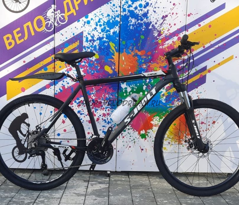 Велосипед TANK кассета 27,5"  Sjeelt алюминиевый рама 21" чёрный