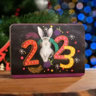 Леденцы "Новый год" со вкусом клубника со сливками