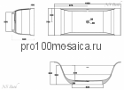 NSB-19780 Ванна из POLYSTONE (акриловый камень) размер,мм: 1950*780*660 (NS BATH)