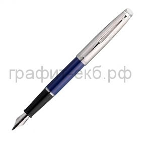 Ручка перьевая Waterman Embleme Blue CT F перо сталь нержавеющая 2157246