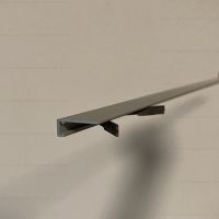 Микроплинтус МКП-25 черный пружина