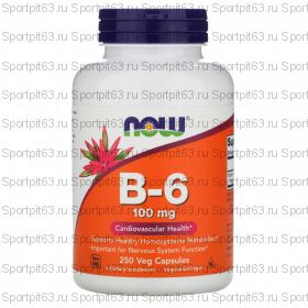 NOW B-6 100mg 250 VCAPS