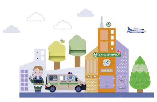 ПФГ-00И Декоративно-развивающая панель «Инкассация» (4000 х 2460 мм)