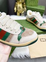 Мужские кеды Gucci с мехом