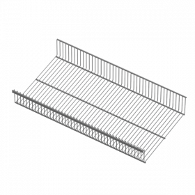 Полка - корзина проволочная, серия 360, L=450 металлик