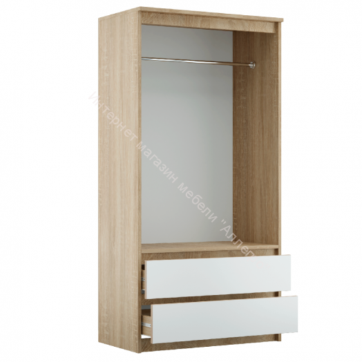 Шкаф 2-х створчатый с ящиками "Дуэт" NEW