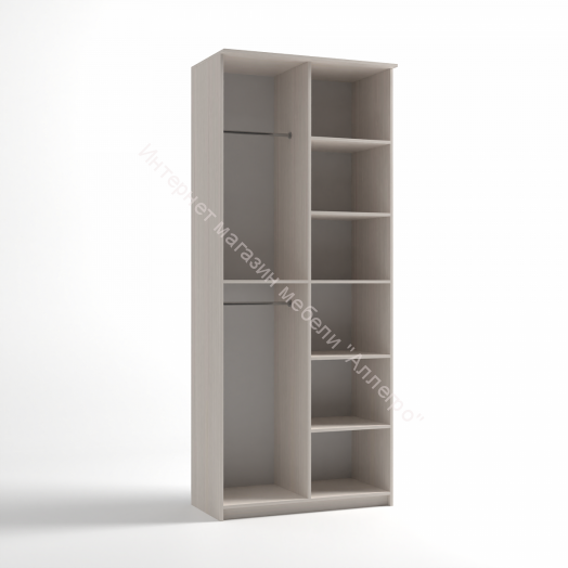 Шкаф "Дуэт Люкс" 2-х створчатый без зеркала (Дуб бодега)