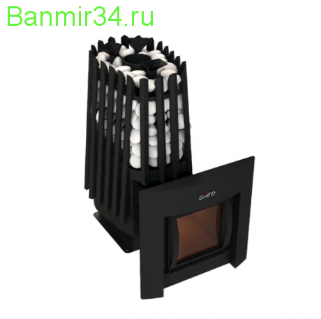 Дровяная банная печь Grill'D Cometa Vega 350 Window Max