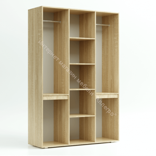 Шкаф 3-х створчатый с зеркалом "Трио"