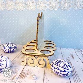 Virena ПФК_203 Подставка для яиц из дерева для вышивки бисером купить оптом в магазине Золотая Игла