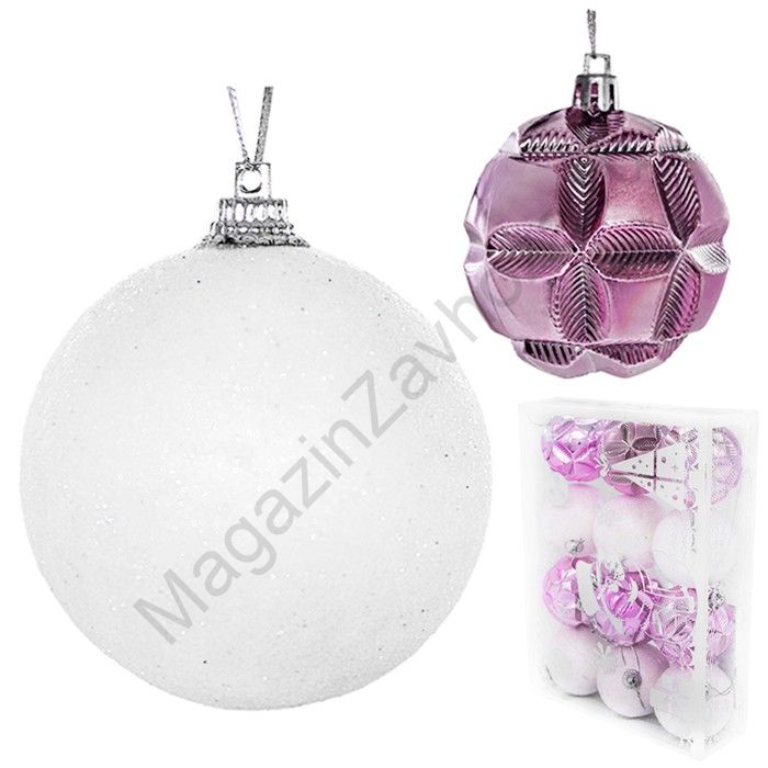 Елочный набор Шары 6 см. 12 шт. МК-21088