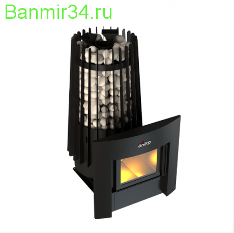 Дровяная банная печь Grill'D Cometa Vega 180 Window Pro