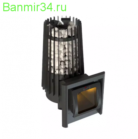 Дровяная банная печь Grill'D Cometa Vega 180 Long Window Max Pro