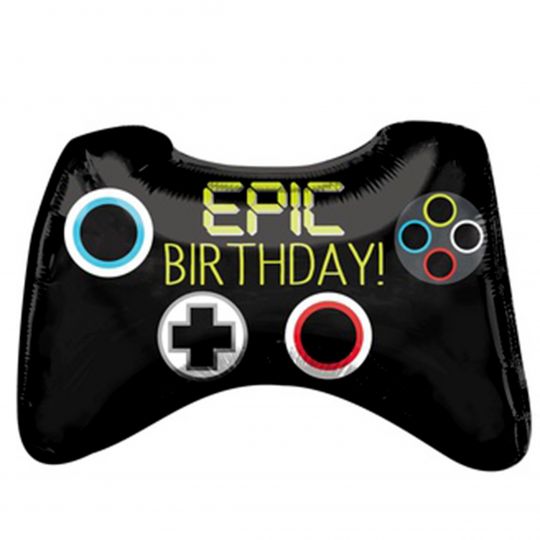 Консоль игровая (приставка) Эпичный День Рождения шар фигурный фольгированный с гелием