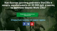 Курс «Охота на Старзиллу». Как зарабатывать от 30 000 руб. в месяц на Воркзилле! (Александр Бессонов)