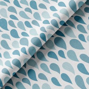 Хлопок - Голубые капельки 50х37 см limit