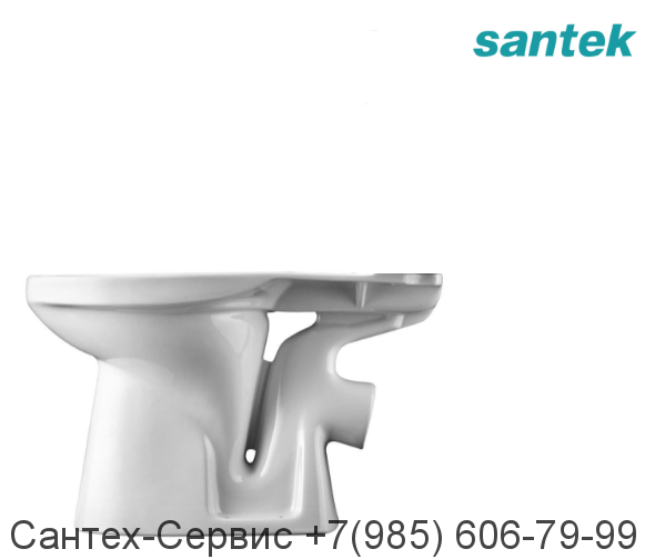 1.WH11.0.393 Чаша унитаза Santek Анимо с диагональным выпуском