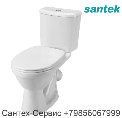 1.WH30.2.146 Унитаз компакт Santek Бореаль «Антивсплеск»