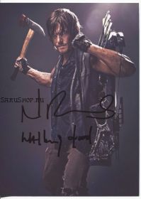 Автограф: Норман Ридус. Ходячие мертвецы / The Walking Dead