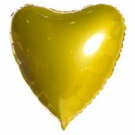 Шар (18/45) Сердце, Лимонное.
