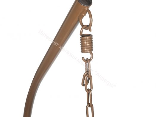 Подвесное Кресло Leset Эва каркас Коричневый подушка Бежевая