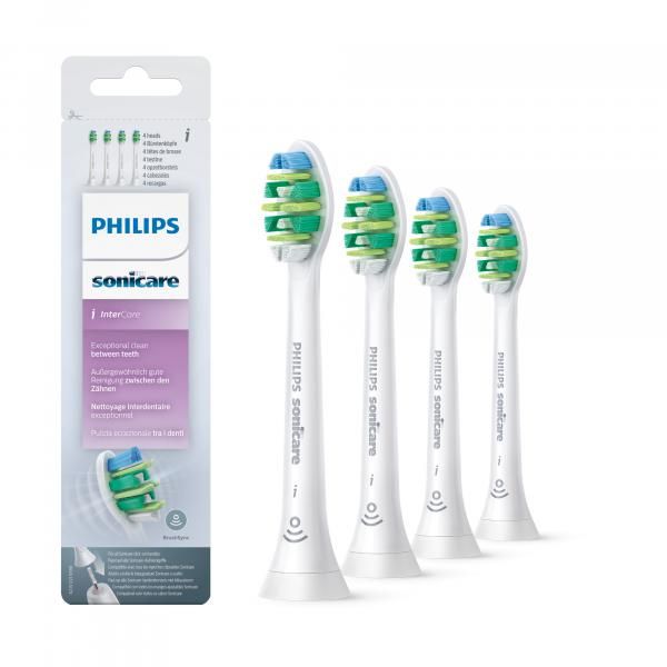 Набор насадок Philips Sonicare i InterCare HX9004/10 для звуковой щетки, белый, 4 шт.