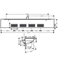 схема Hansgrohe Rainfinity 26243700