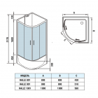 Душевая кабина WW500 HALLE 801